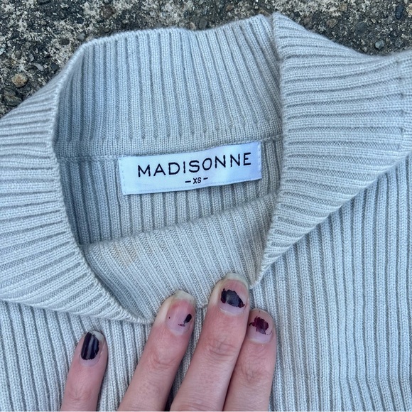 Sweater with pom pom fringe on sleeve - Picture 3 of 5